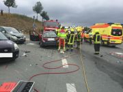 Verkehrsunfall mit 3 Fahrzeugen 